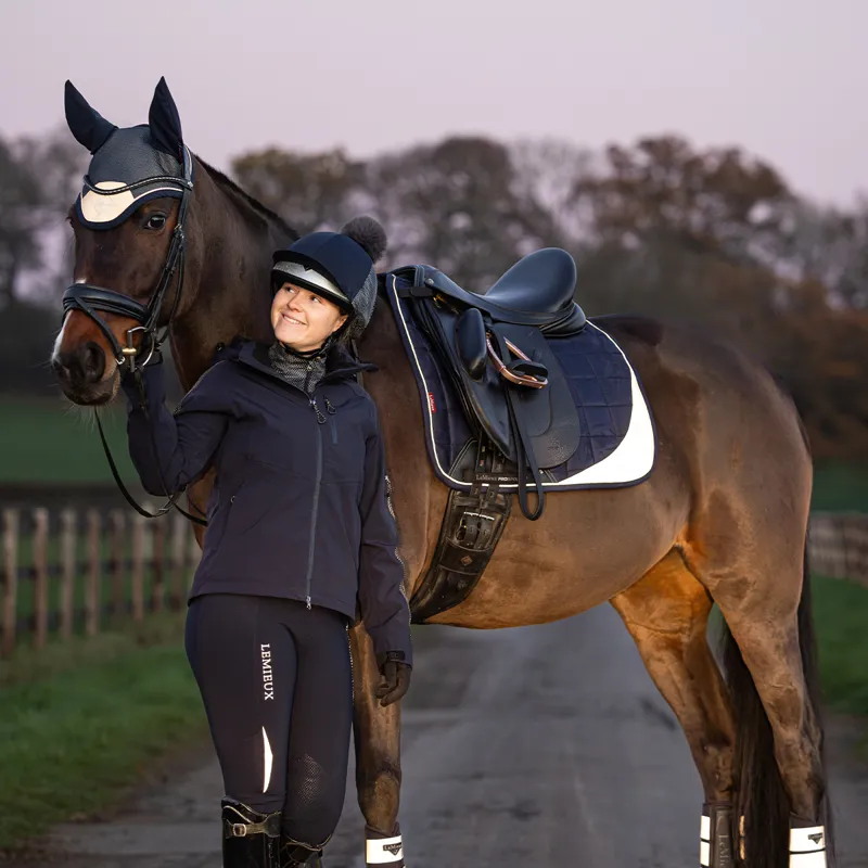 LeMieux Torrent Ladies Waterproof Jacket - Navy-8